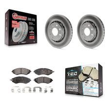 Charger l'image dans la galerie, Front Coat Brake Rotor Ceramic Pad Kit For Chevrolet Aveo Spark Aveo5 EV Pontiac