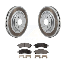 [Front] 2004-2009 Cadillac SRX Premium Coated Rotors & Ceramic Pads Brake Kit For Max Braking