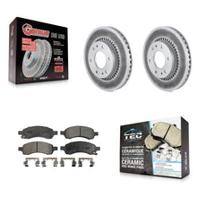 Load image into Gallery viewer, Front Coat Brake Rotor Ceramic Pad Kit For Chevrolet Trailblazer GMC Envoy Buick