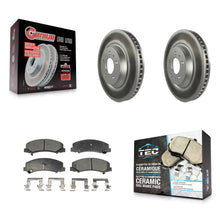 Load image into Gallery viewer, Front Coated Brake Rotors Ceramic Pad Kit For Chevrolet Buick Lucerne Impala DTS