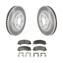 Charger l&#39;image dans la galerie, Front Coat Brake Rotors Ceramic Pad Kit For Chevrolet Impala Buick Lucerne Monte