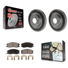 Charger l'image dans la galerie, Front Coat Brake Rotors Ceramic Pad Kit For Chevrolet Equinox Saturn Vue Captiva