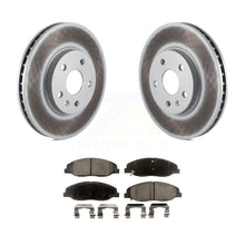 Charger l&#39;image dans la galerie, Front Coated Disc Brake Rotors And Ceramic Pads Kit For Cadillac CTS