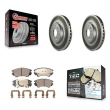 Load image into Gallery viewer, [Front] 2010-2015 Chevrolet Camaro LT LS Premium Coated Rotors &amp; Ceramic Pads Brake Kit For Max Braking