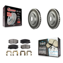 Charger l'image dans la galerie, Front Coat Brake Rotors Ceramic Pad Kit For Chevrolet Equinox GMC Terrain Malibu