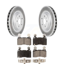 Charger l&#39;image dans la galerie, Front Coated Disc Brake Rotors And Ceramic Pads Kit For Chevrolet Camaro SS