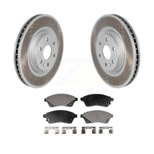 Charger l&#39;image dans la galerie, Front Coated Disc Brake Rotors And Ceramic Pads Kit For Cadillac SRX Saab 9-4X