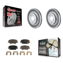 Load image into Gallery viewer, Front Coat Disc Brake Rotor Ceramic Pad Kit For Chevrolet Cruze Volt Bolt EV EUV