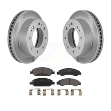 Charger l&#39;image dans la galerie, Front Coated Brake Rotor &amp; Ceramic Pad Kit For Chevrolet Silverado 1500 Suburban