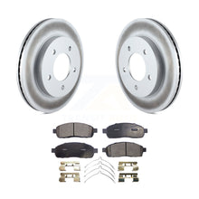 Charger l&#39;image dans la galerie, Front Coat Brake Rotor Ceramic Pad Kit For 2004 Ford F-150 4WD With 5 Lug Wheels