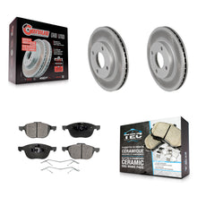 Charger l'image dans la galerie, [Front] 2004 Ford Focus From 04 05 Premium Coated Rotors &amp; Ceramic Pads Brake Kit For Max Braking