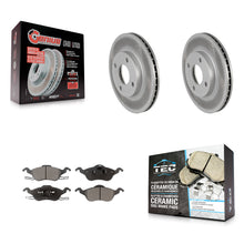 Load image into Gallery viewer, Front Coated Disc Brake Rotors And Ceramic Pads Kit For Ford Focus