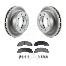 Charger l&#39;image dans la galerie, Front Coat Brake Rotor Ceramic Pad Kit For Ford F-250 Super Duty F-350 Excursion