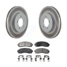 Charger l&#39;image dans la galerie, Front Coated Brake Rotor &amp; Ceramic Pad Kit For Ford Explorer Mercury Mountaineer