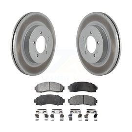 Front Coated Brake Rotor & Ceramic Pad Kit For Ford Explorer Mercury Mountaineer