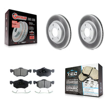 Load image into Gallery viewer, Front Coated Brake Rotor &amp; Ceramic Pad Kit For Ford Escape Mazda Tribute Mercury