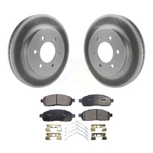 Charger l&#39;image dans la galerie, Front Coated Disc Brake Rotor Ceramic Pad Kit For Ford F-150 Lincoln Mark LT 4WD