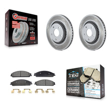 Load image into Gallery viewer, Front Coat Brake Rotors Ceramic Pad Kit For Ford Five Hundred Freestyle Taurus X
