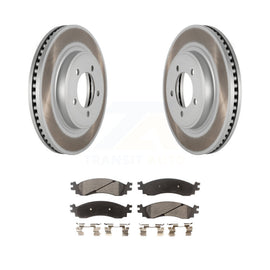 Front Coat Disc Brake Rotor Ceramic Pad Kit For Ford Explorer Sport Trac Mercury