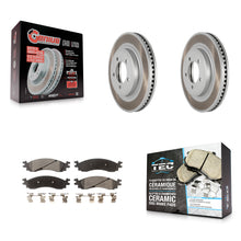 Load image into Gallery viewer, Front Coat Disc Brake Rotor Ceramic Pad Kit For Ford Explorer Sport Trac Mercury