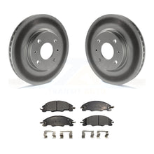 Load image into Gallery viewer, Front Coated Disc Brake Rotors And Ceramic Pads Kit For 2008-2011 Ford Focus