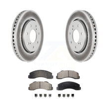 Load image into Gallery viewer, Front Coated Brake Rotors Ceramic Pad Kit For 10-14 Ford F-150 With 7 Lug Wheels