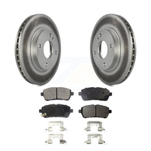 Charger l&#39;image dans la galerie, Front Coated Disc Brake Rotors And Ceramic Pads Kit For Ford Fiesta