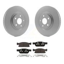 Charger l&#39;image dans la galerie, Front Coated Disc Brake Rotors And Ceramic Pads Kit For Ford Edge