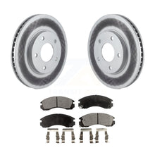 Charger l&#39;image dans la galerie, Front Coated Disc Brake Rotor &amp; Ceramic Pad Kit For 2000 Mitsubishi Eclipse 3.0L