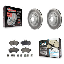 Load image into Gallery viewer, Front Coated Disc Brake Rotors And Ceramic Pads Kit For Chrysler PT Cruiser