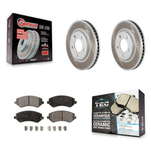 Load image into Gallery viewer, Front Coat Brake Rotors Ceramic Pad Kit For Dodge Grand Caravan Chrysler Voyager