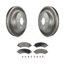 Charger l&#39;image dans la galerie, Front Coat Brake Rotors Ceramic Pad Kit For Ram 1500 Dodge Classic Durango Aspen