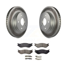 Charger l&#39;image dans la galerie, Front Coated Disc Brake Rotors And Ceramic Pads Kit For Dodge Ram 1500 Durango