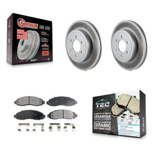 Load image into Gallery viewer, [Front] 2003-2004 Dodge Dakota Premium Coated Rotors &amp; Ceramic Pads Brake Kit For Max Braking