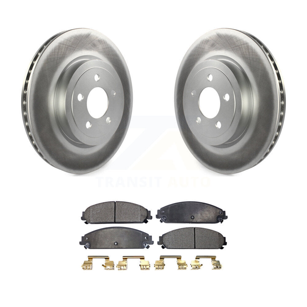 Front Coat Brake Rotor Ceramic Pad Kit For Dodge Charger Chrysler 300 Challenger