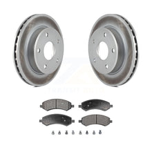 Load image into Gallery viewer, Front Coated Brake Rotors Ceramic Pad Kit For Dakota Dodge Mitsubishi Raider Ram