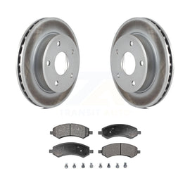 Front Coated Brake Rotors Ceramic Pad Kit For Dakota Dodge Mitsubishi Raider Ram