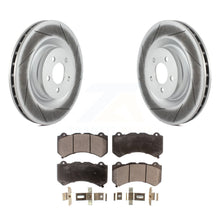 Load image into Gallery viewer, Front Coated Disc Brake Rotors And Ceramic Pads Kit For Dodge Challenger Charger