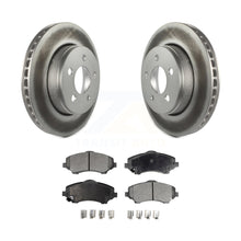 Charger l&#39;image dans la galerie, Front Coated Disc Brake Rotors And Ceramic Pads Kit For Jeep Liberty Dodge Nitro