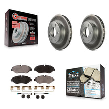 Load image into Gallery viewer, Front Coated Brake Rotor &amp; Ceramic Pad Kit For Sprinter 2500 Mercedes-Benz Dodge