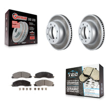 Load image into Gallery viewer, Front Coated Disc Brake Rotors And Ceramic Pads Kit For Ram 2500 3500 1500 Dodge