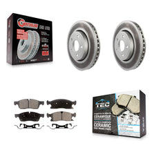 Load image into Gallery viewer, Front Coated Brake Rotor &amp; Ceramic Pad Kit For Jeep Grand Cherokee Dodge Durango