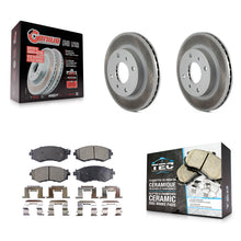 Charger l'image dans la galerie, Front Coated Brake Rotor Ceramic Pad Kit For Nissan Sentra 240SX Stanza Infiniti