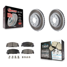 Load image into Gallery viewer, Front Coated Disc Brake Rotors And Ceramic Pads Kit For Honda Civic del Sol CRX