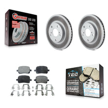 Charger l'image dans la galerie, Front Coat Disc Brake Rotors Ceramic Pad Kit For Toyota Camry Avalon Lexus ES300