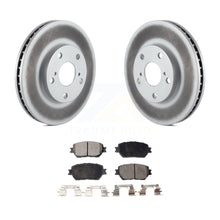 Charger l&#39;image dans la galerie, Front Coated Disc Brake Rotors And Ceramic Pads Kit For Toyota Camry