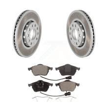 Load image into Gallery viewer, Front Coated Disc Brake Rotors And Ceramic Pads Kit For Audi A6 Quattro 100