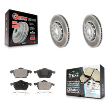 Load image into Gallery viewer, Front Coat Brake Rotors Ceramic Pad Kit For Volkswagen Passat Audi A4 Quattro A6