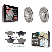 Load image into Gallery viewer, Front Coat Brake Rotors Ceramic Pad Kit For Volkswagen Passat Audi A4 Quattro A6