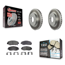 Load image into Gallery viewer, [Front] 98-02 Honda Accord Sedan with 2.3L Premium Coated Rotors &amp; Ceramic Pads Brake Kit For Max Braking